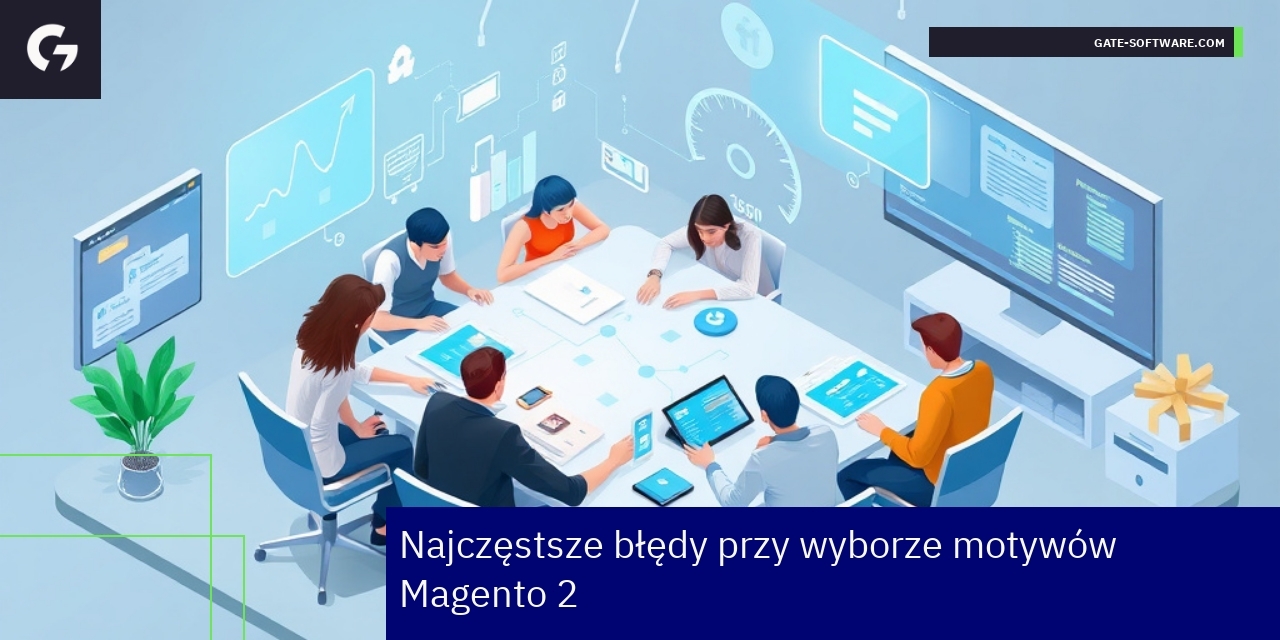 Komputer z ekranem sklepu Magento 2
