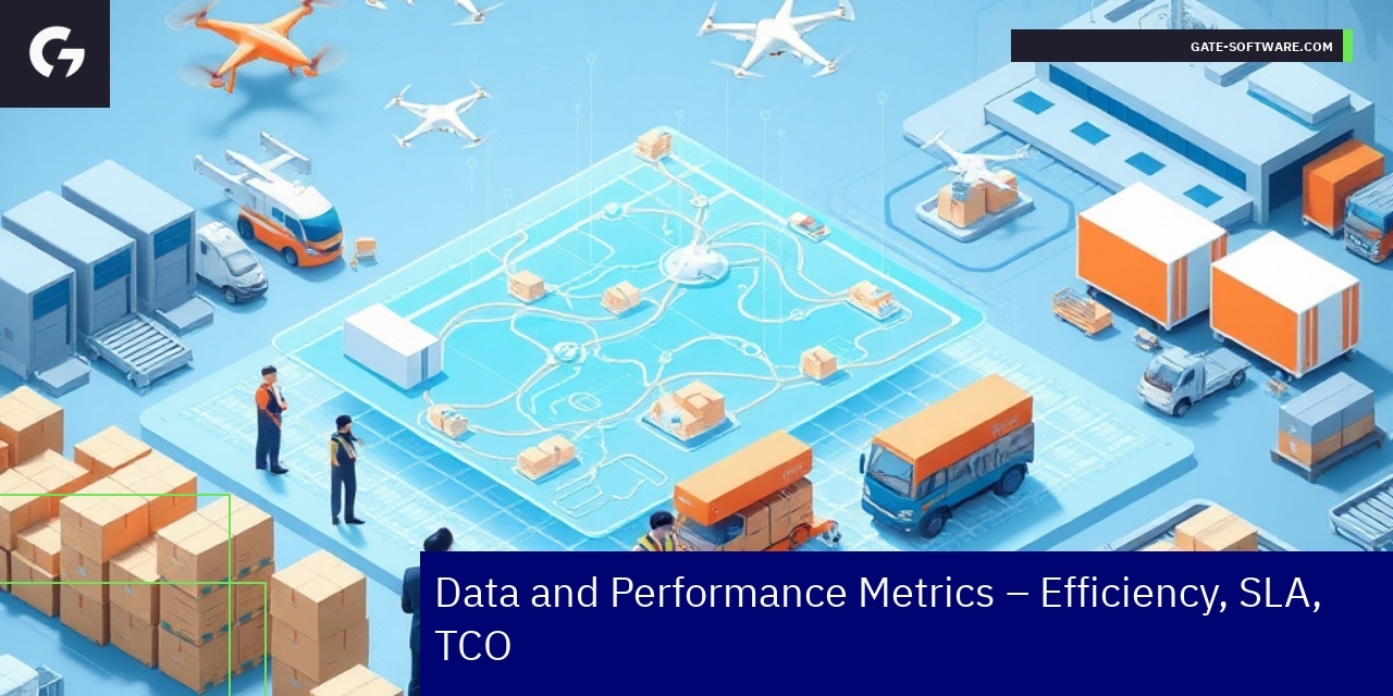 Graphs showing B2B project efficiency metrics