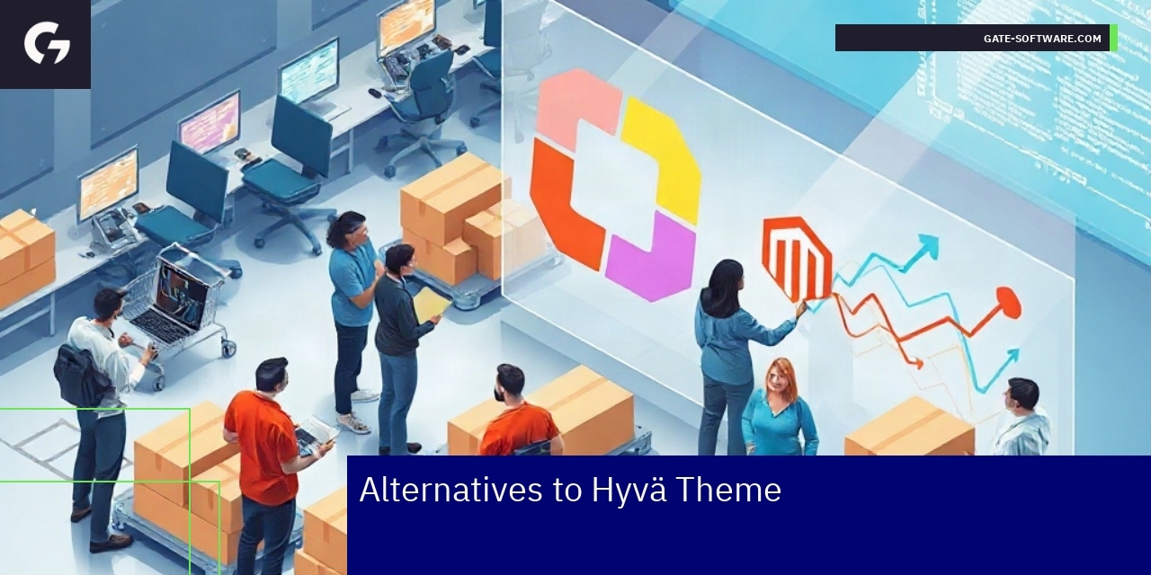 Illustration of Magento frontend architecture alternatives