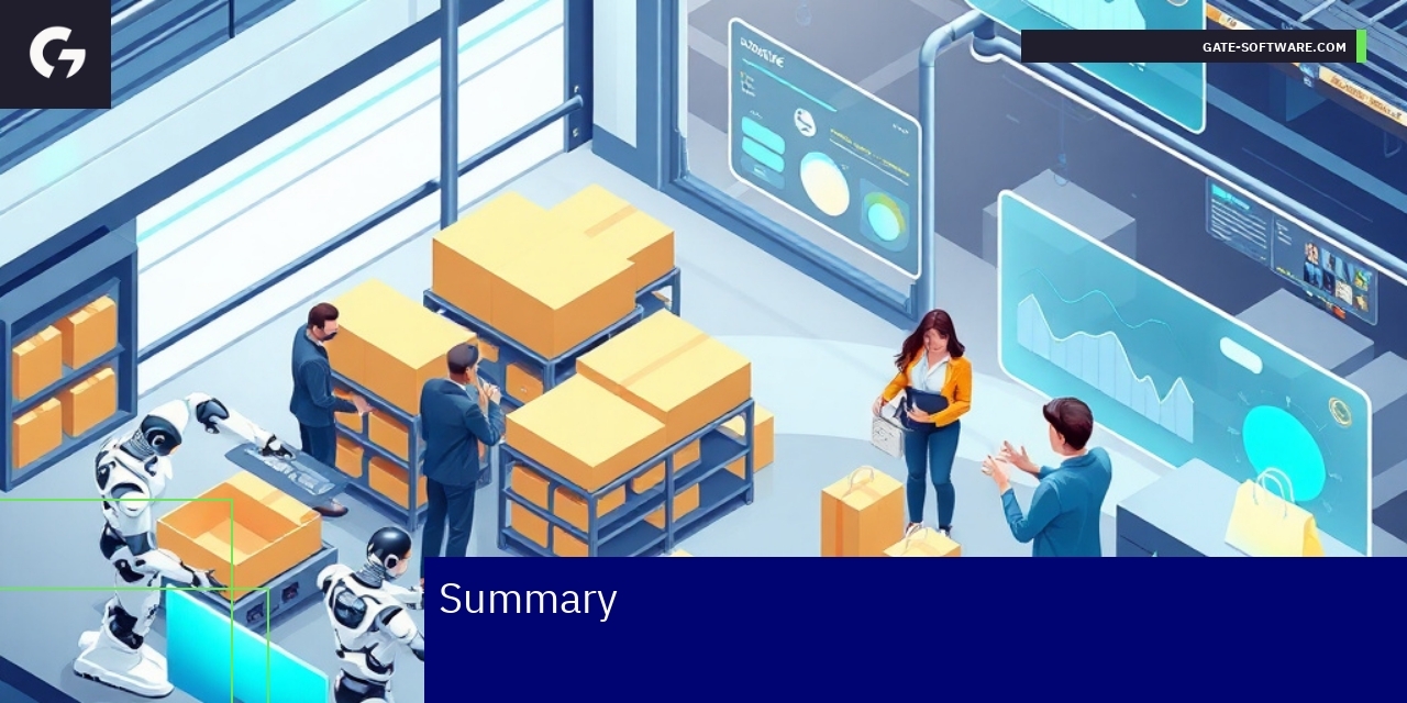 Illustration of AI enhancing eCommerce platforms