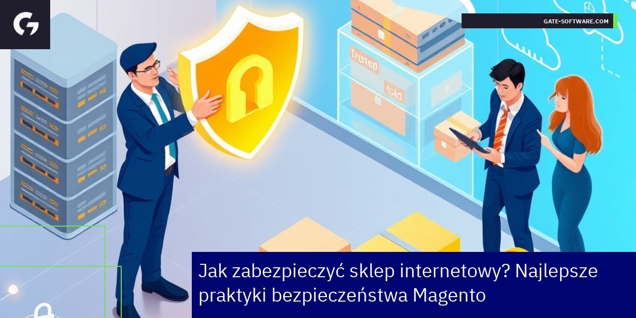 Schemat zabezpieczeń sklepu Magento i ochrona danych