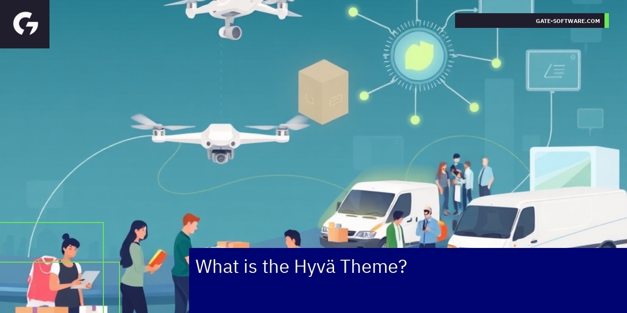 Diagram showing Hyvä Theme features and benefits