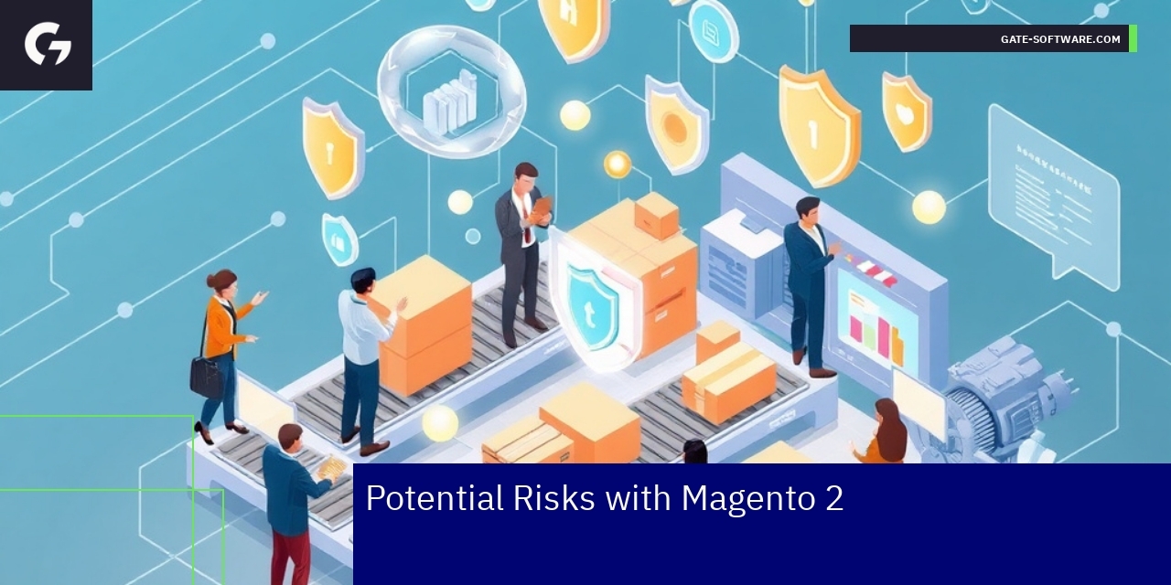 Illustration of Magento 2 risks and security issues