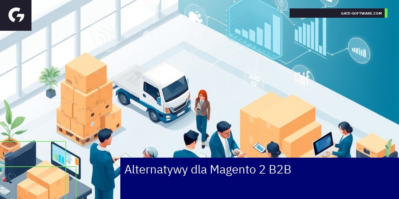 schemat porównania alternatyw Magento 2 B2B