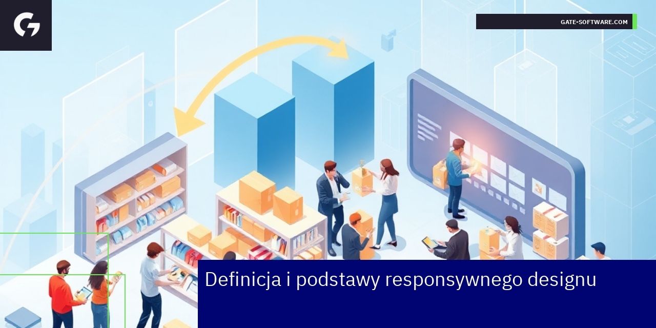Schemat responsywnego designu na różnych urządzeniach
