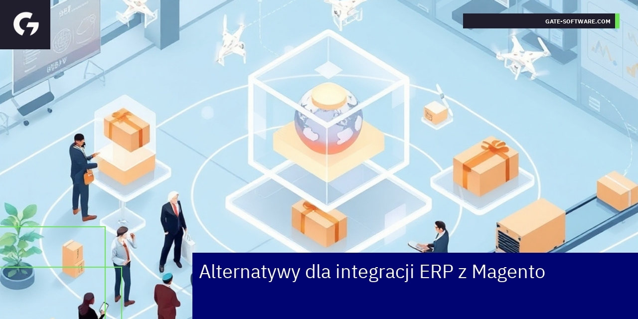 Schemat integracji systemu ERP z Magento i opcje