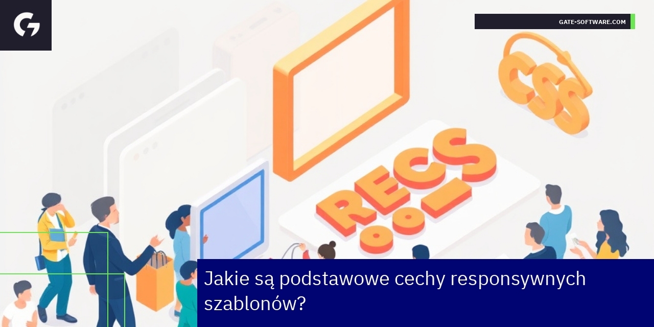 Schemat responsywnego układu na różnych urządzeniach