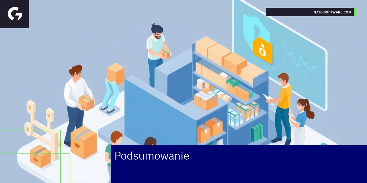 Kluczowe aspekty utrzymania sklepu Magento 2 Schemat techniczny z ikonami e-commerce