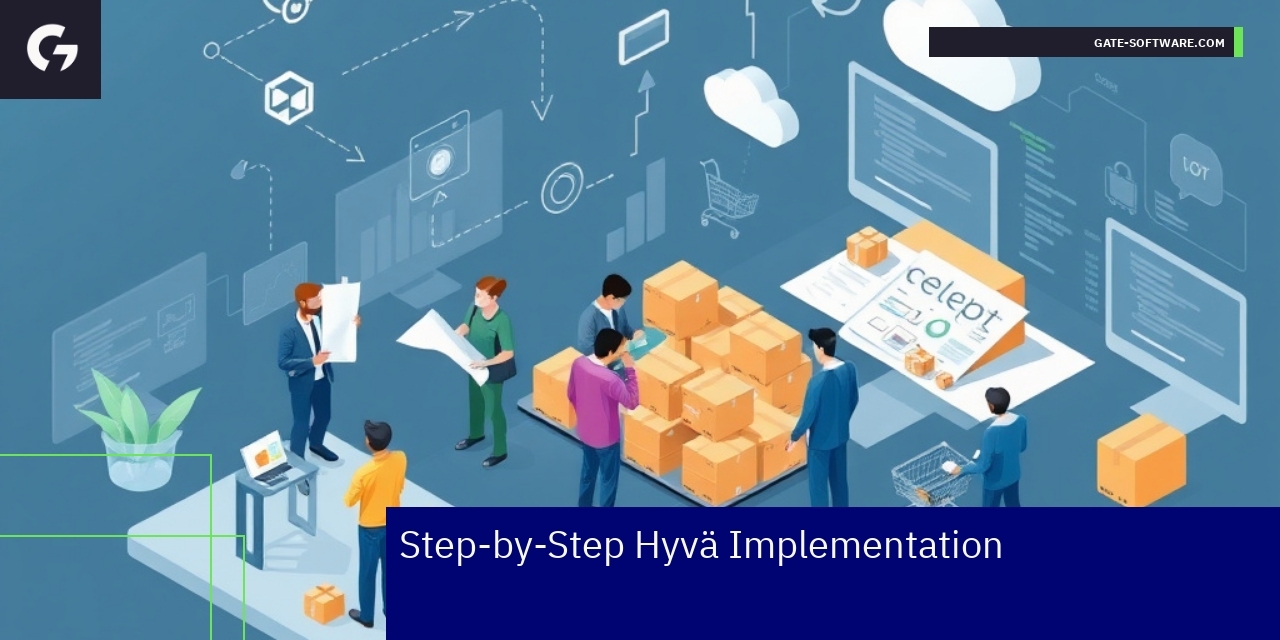 Magento 2 Hyvä theme migration process illustration