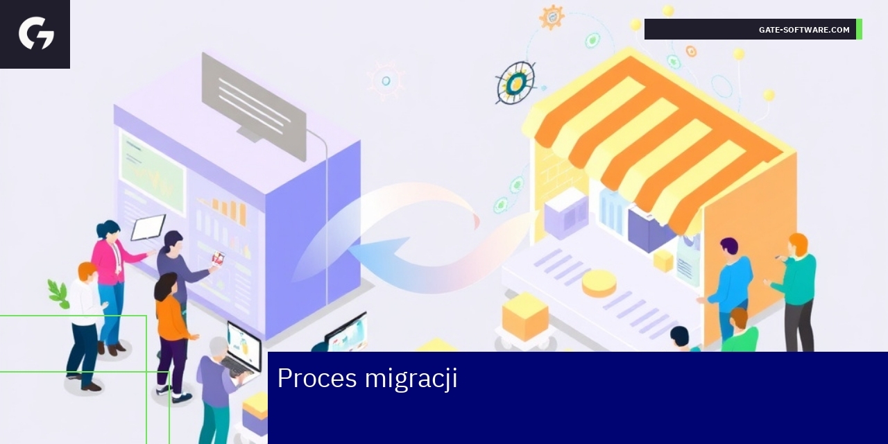 Schemat procesu migracji danych i testów Hyva