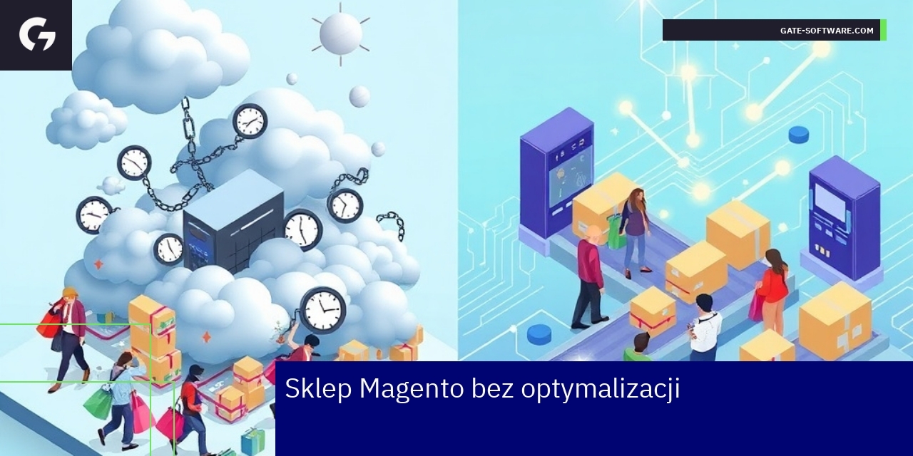 Schemat procesu optymalizacji sklepu Magento