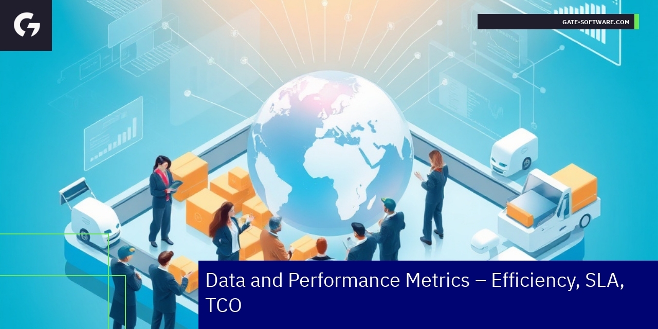 Graph showing B2B efficiency and performance metrics