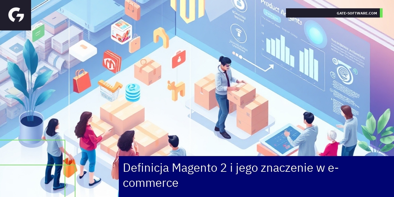 Schemat platformy Magento 2 z logo Hyva