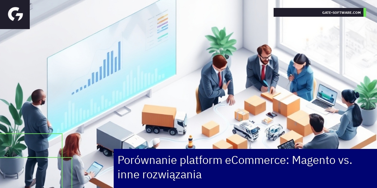 Schemat funkcji Magento i integracji ERP w B2B