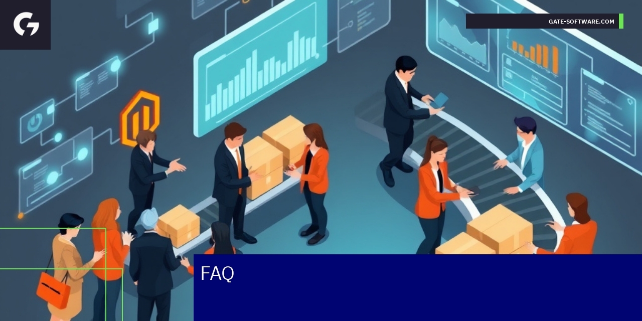 Diagram showing Magento 2 B2B features and business benefits