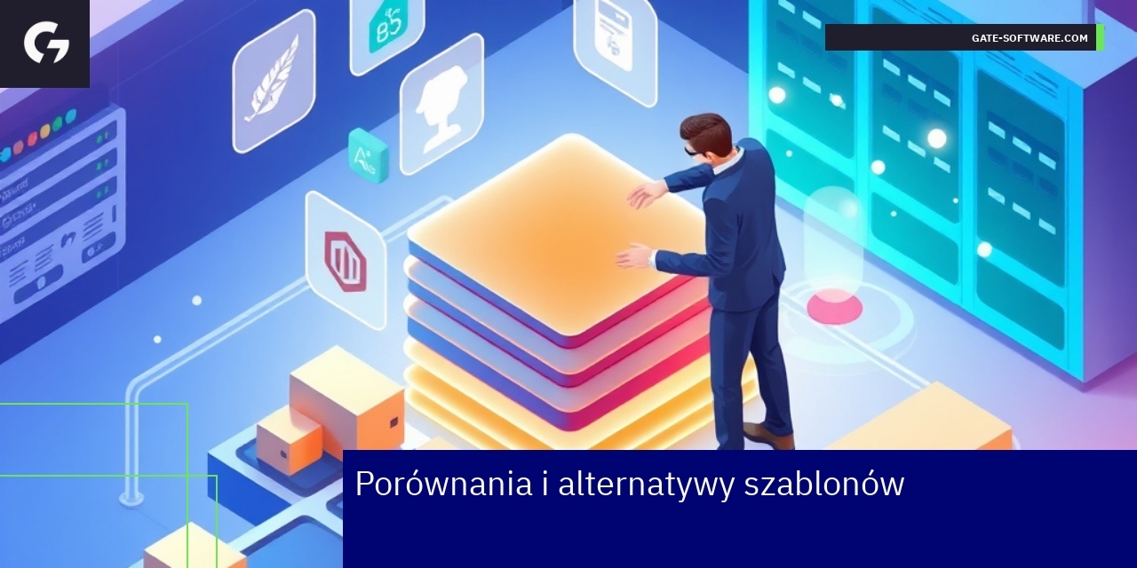 Schemat porównujący szablony Hyva i Magento