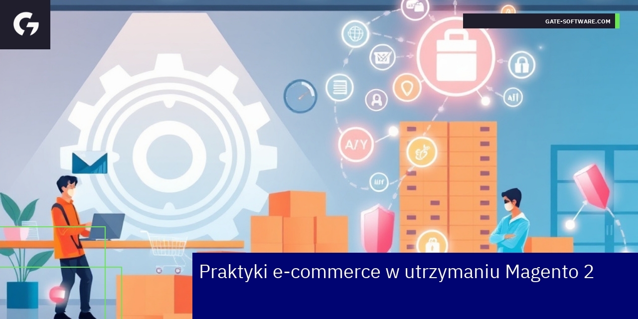 Schemat strategii utrzymania i rozwoju sklepu Magento