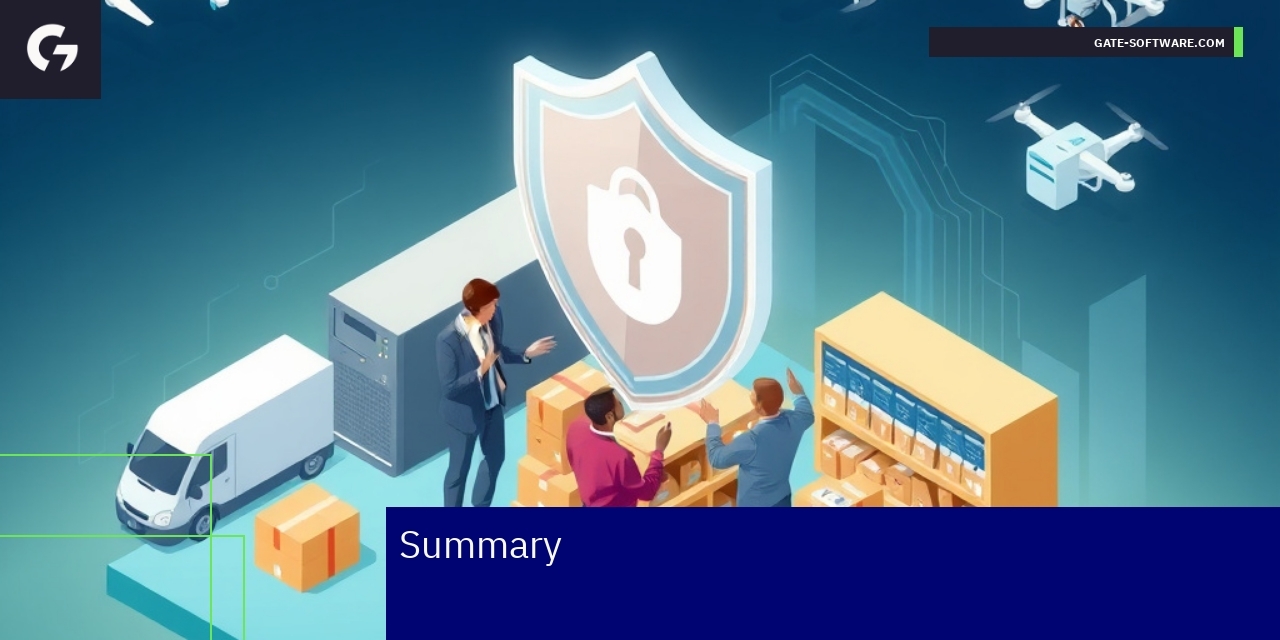 Illustration of e-commerce security and data protection