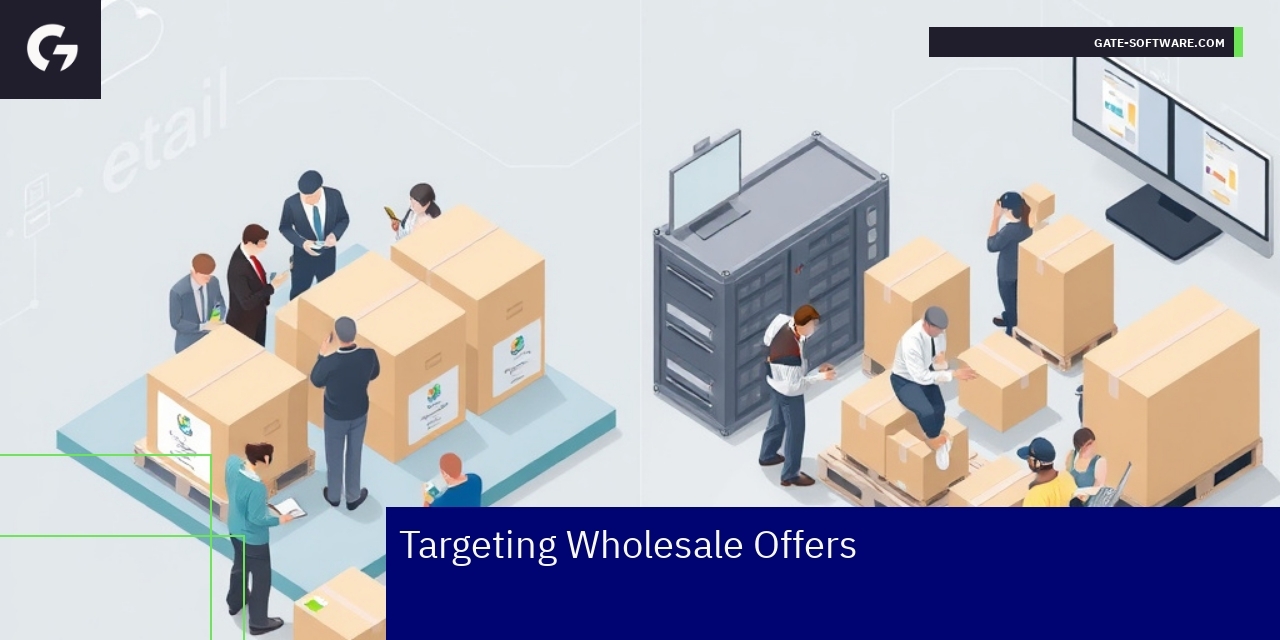 Business people discussing wholesale offers and discounts