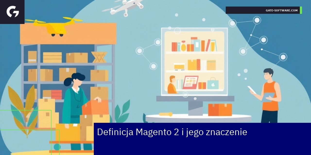 Logo Magento 2 i ikony e-commerce