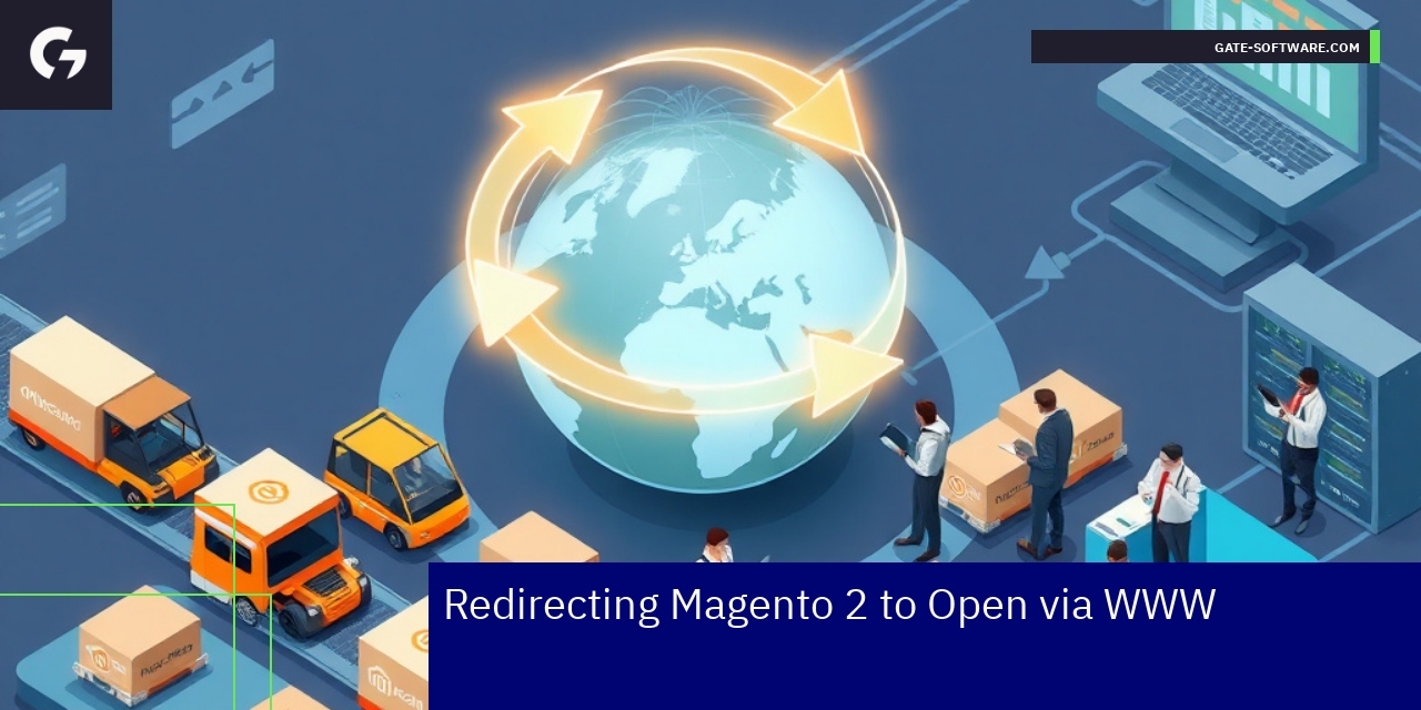 Magento 2 B2B Domain Redirection Best Practices Diagram showing Magento 2 domain redirection flow