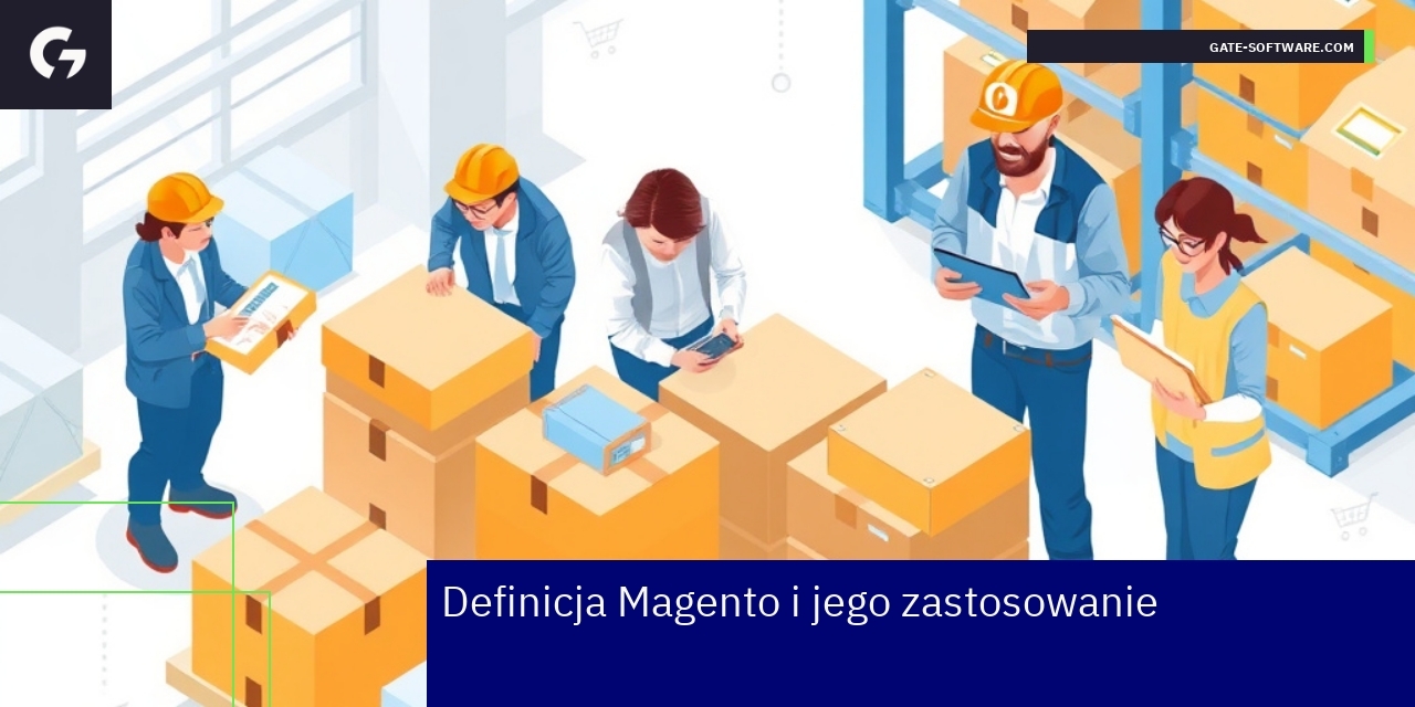 schemat działania platformy Magento e-commerce