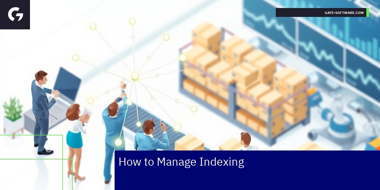 Diagram showing sitemap and indexing process