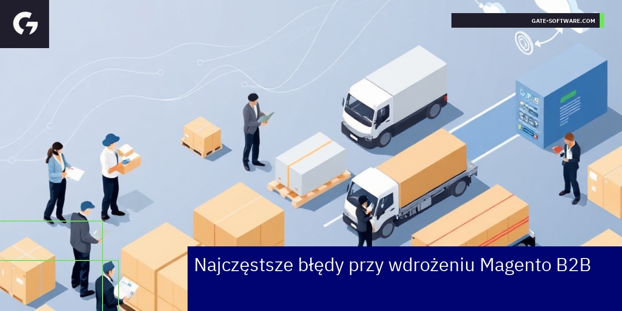 Schemat integracji Magento B2B i systemów ERP