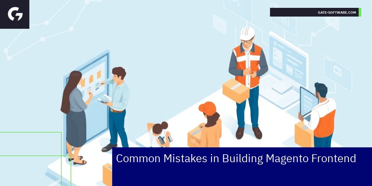 Magento frontend development with UX and performance icons