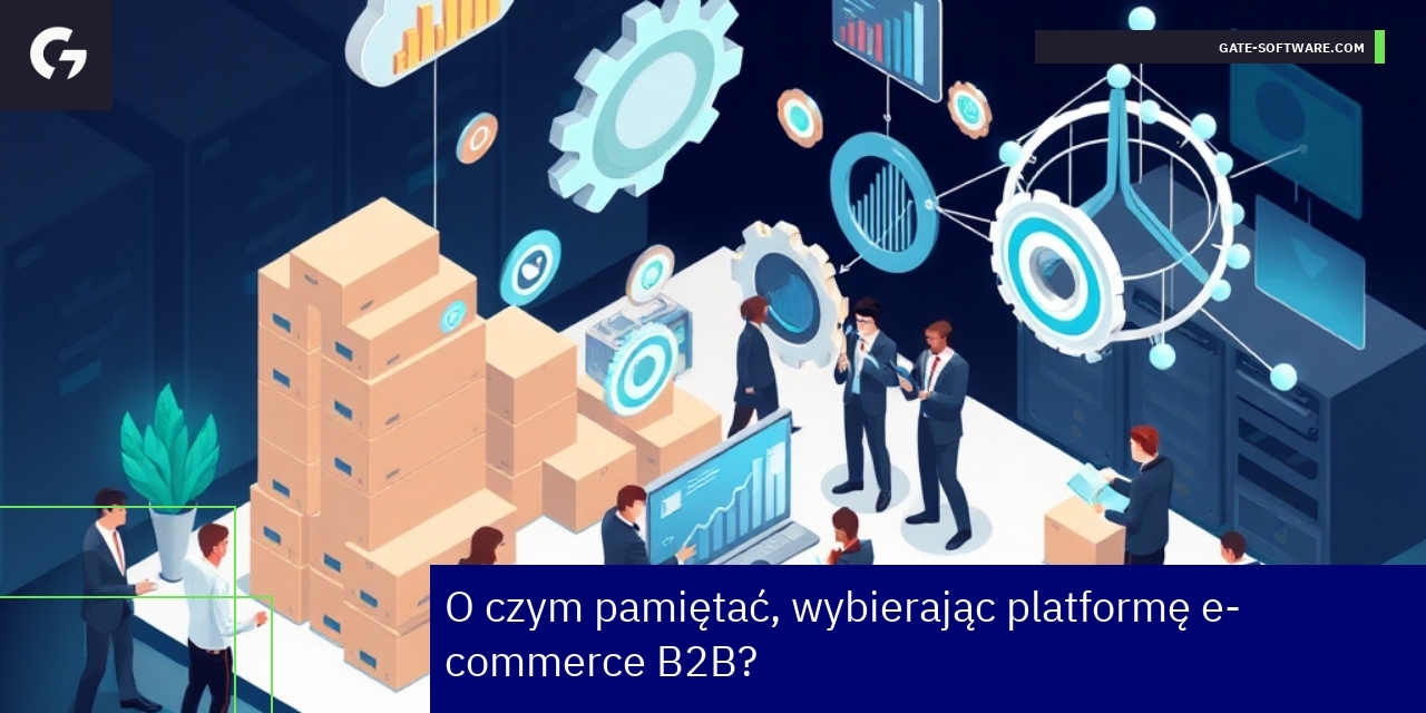 schemat platformy e-commerce z elementami wydajności i UX