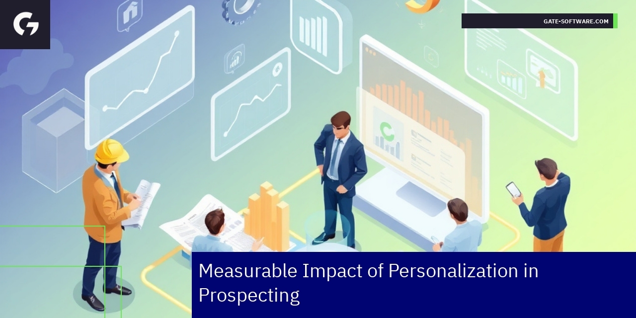 Graph showing impact of personalization on sales results