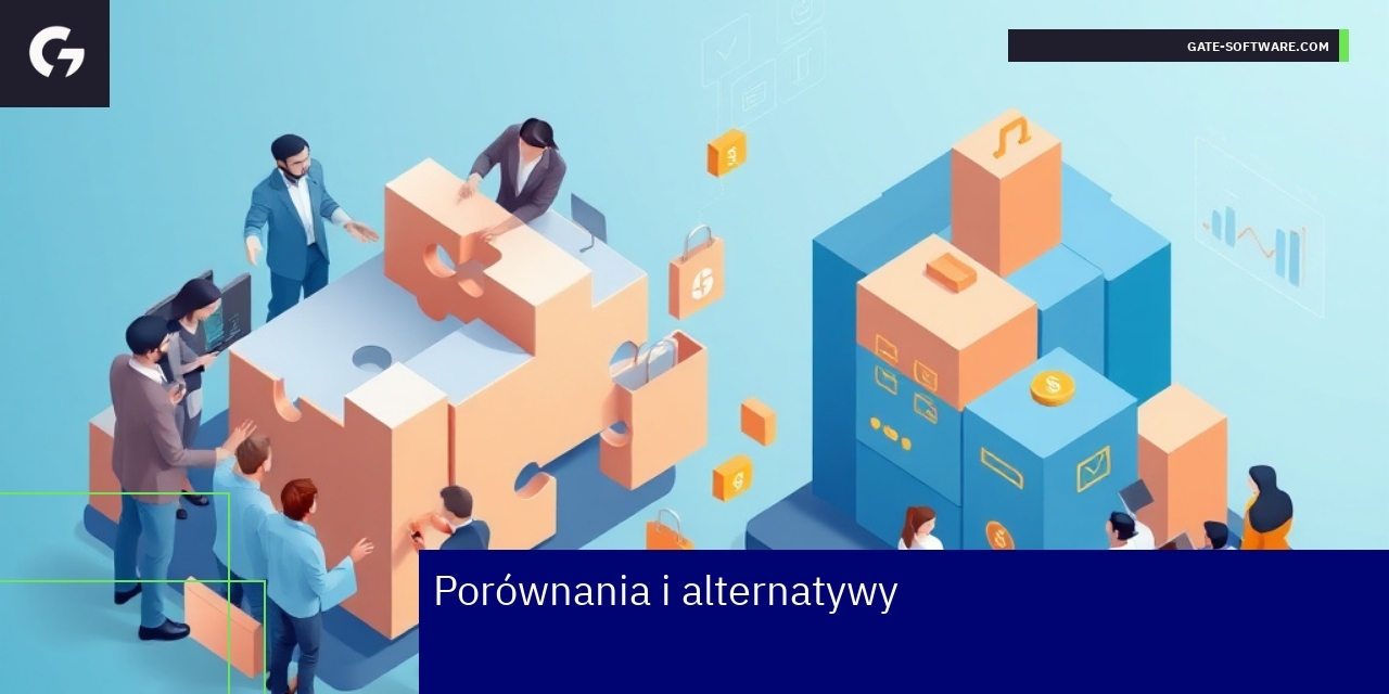 Porównanie platform e-commerce Magento 2 i innych Schemat przedstawiający różnice Magento 2 i alternatyw