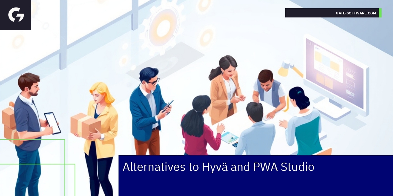 Illustration of various Magento frontend solutions