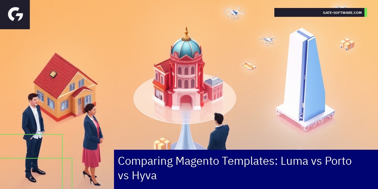 Comparison of Magento themes Luma Porto Hyva features