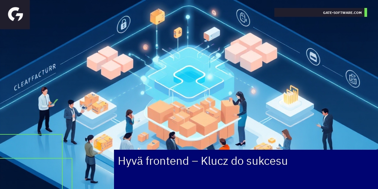 schemat modułowej i lekkiej struktury frontendu