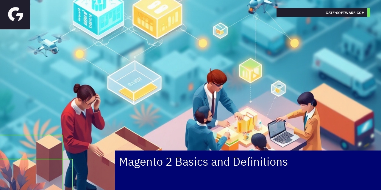 Magento 2 eCommerce Platform Overview Diagram showing Magento 2 modular architecture
