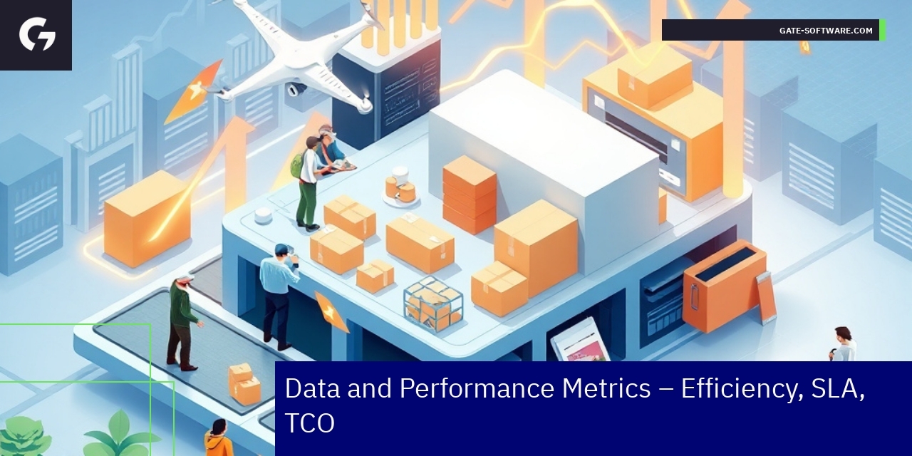 Graphs showing Hyva project efficiency and savings