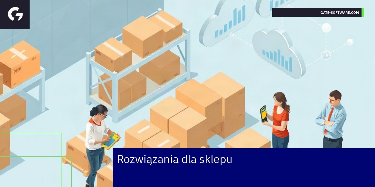 Schemat technologii i automatyzacji sklepu