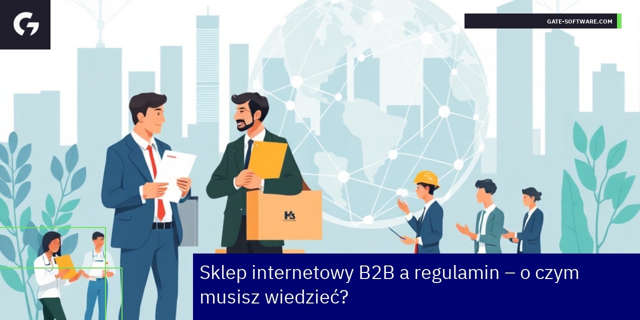 Schemat regulaminu sklepu B2B i modeli sprzedaży