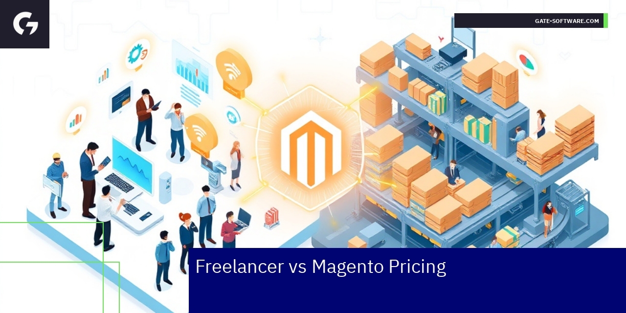 Freelancer vs Magento Pricing Comparison Graph comparing freelancer audits and Magento pricing features