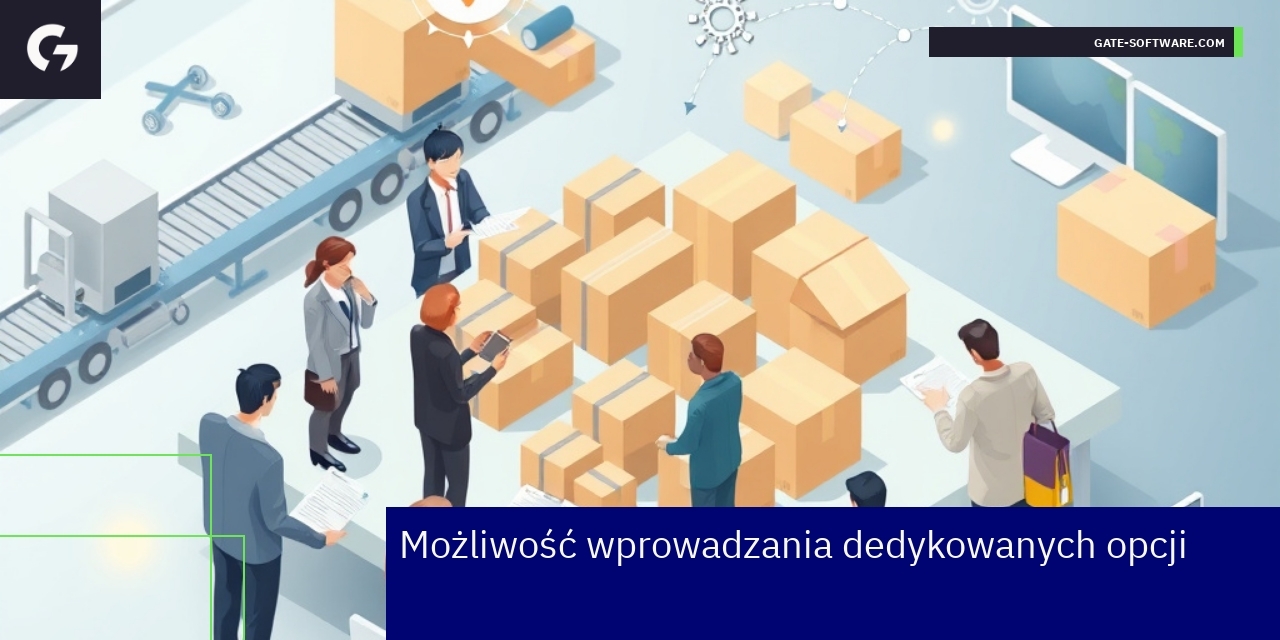 Schemat platformy e-commerce z opcjami dedykowanymi