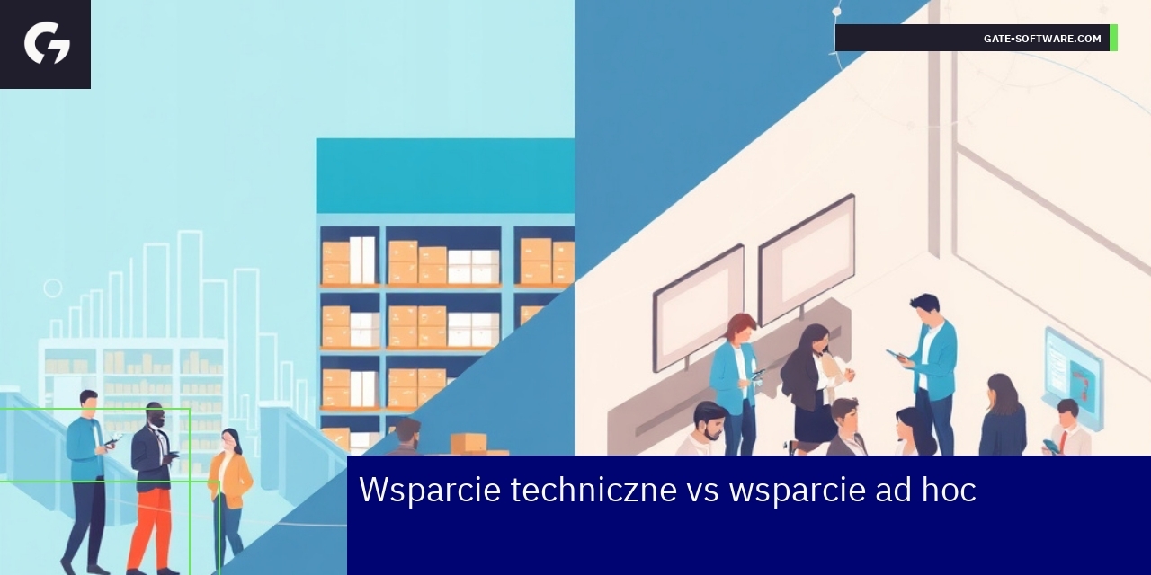 Schemat wsparcia technicznego i ad hoc w platformie UiR