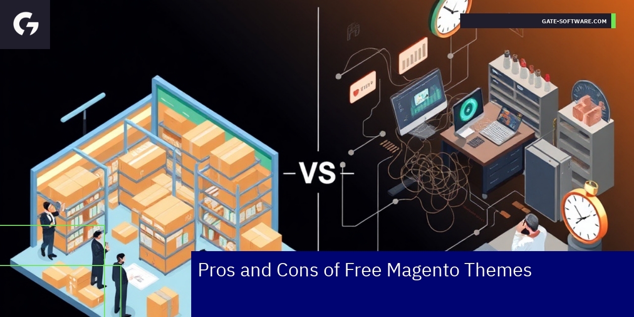 Comparison chart of free Magento theme pros and cons