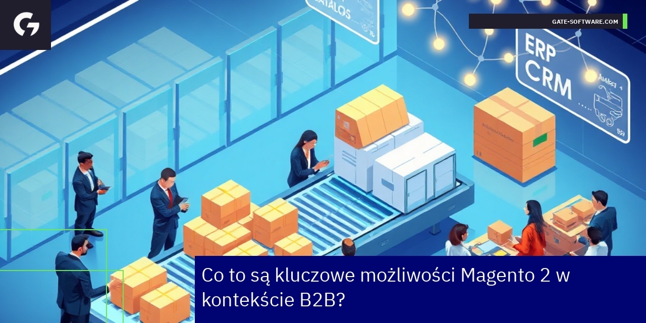 Schemat funkcjonalności Magento 2 dla B2B