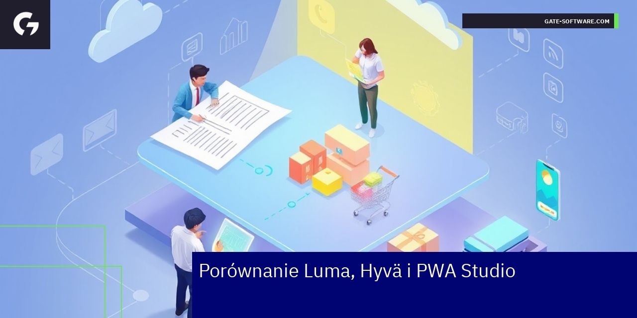 Ikony Luma, Hyvä i PWA Studio z opisami