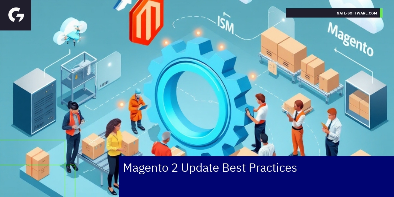 Illustration of Magento 2 update and support process