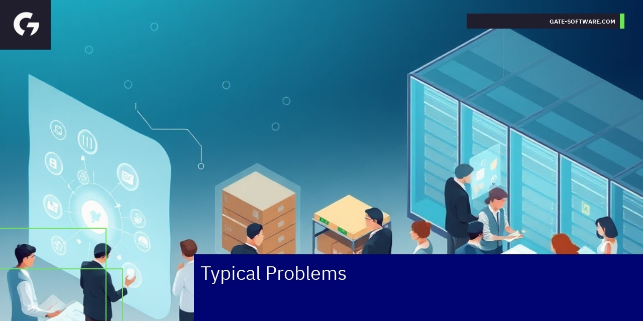 Illustration of B2B project challenges and solutions