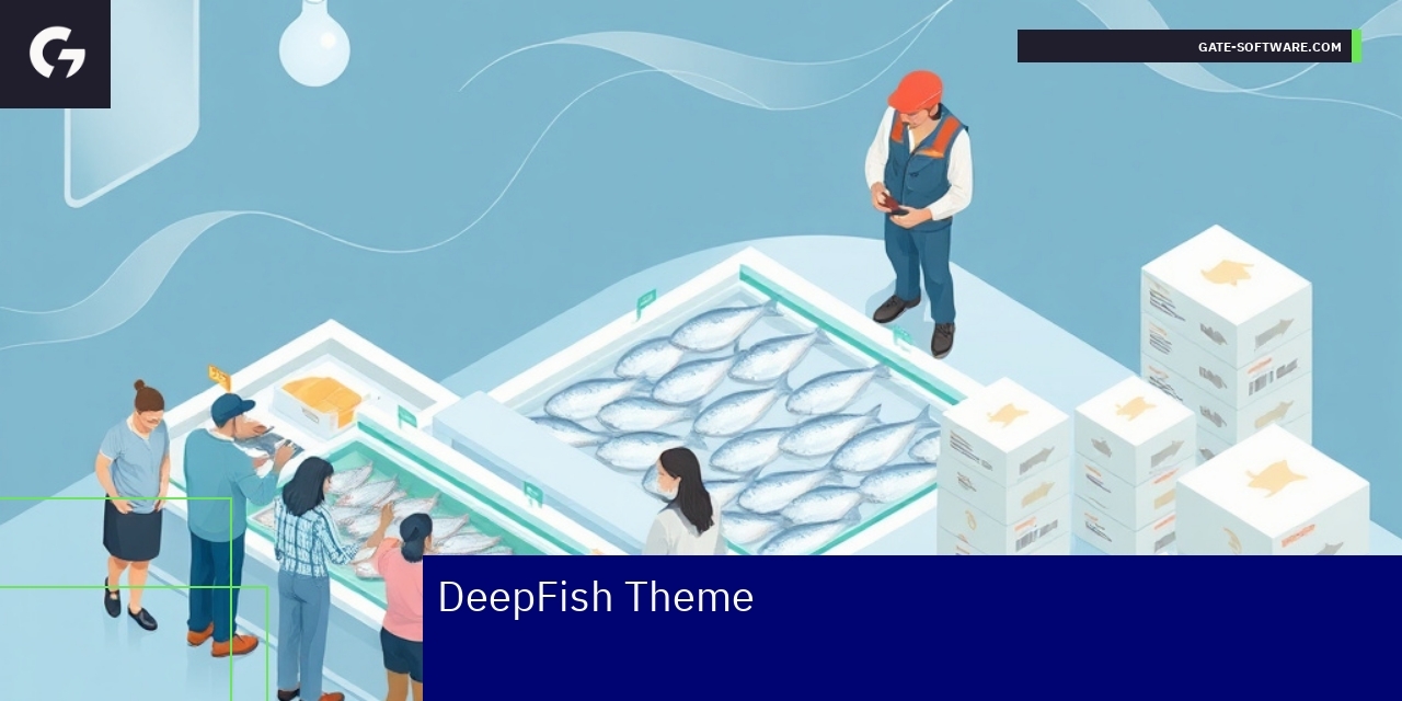 DeepFish Store Design and User Experience Modern fish store UI and user experience elements