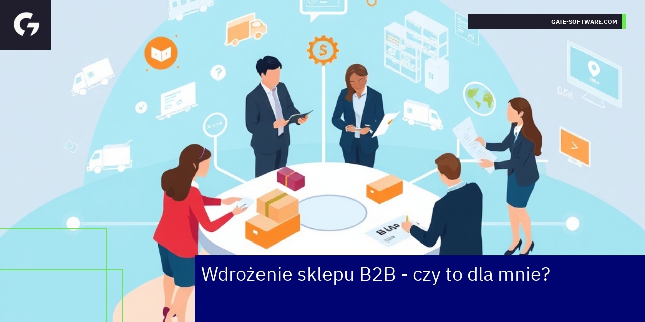 Schemat wdrożenia i działania platformy B2B