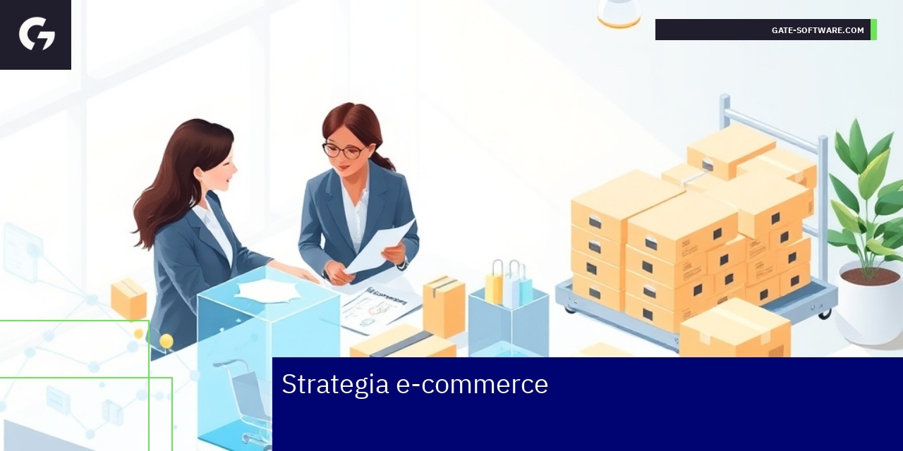 Schemat strategii e-commerce i zarządzania platformą